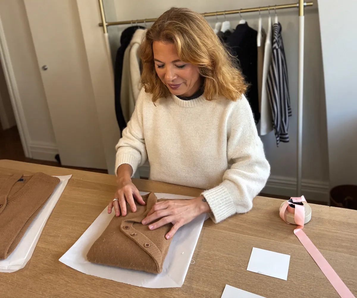 Preparando un pedido de Olivia Mendoza